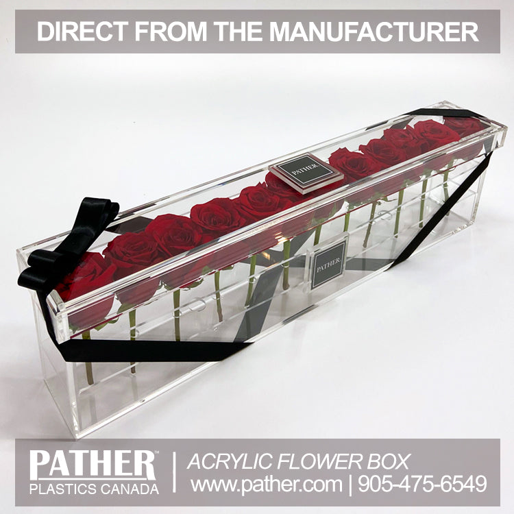 Luxury 12 Hole Acrylic Flower Box
