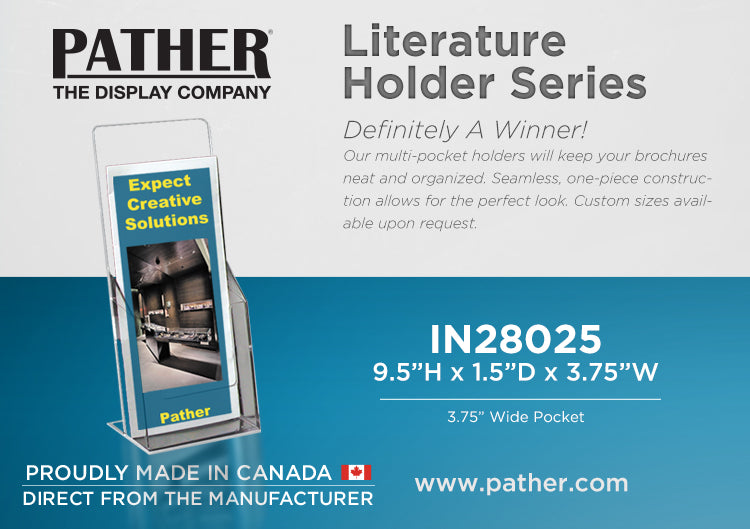 Single Pocket Brochure Holder